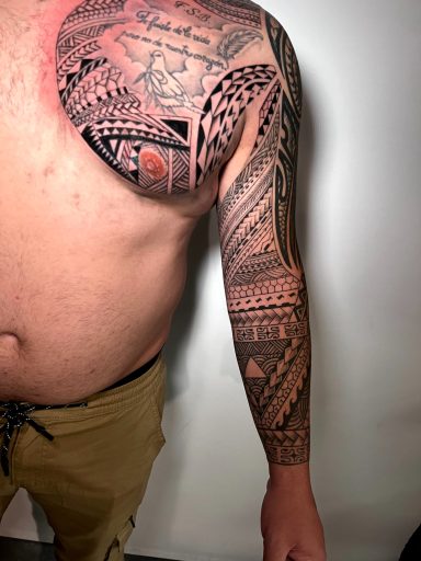 Freehand Maori tribal Tattoo