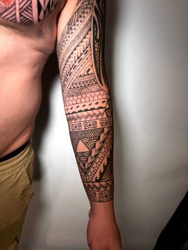 Freehand Maori tribal Tattoo